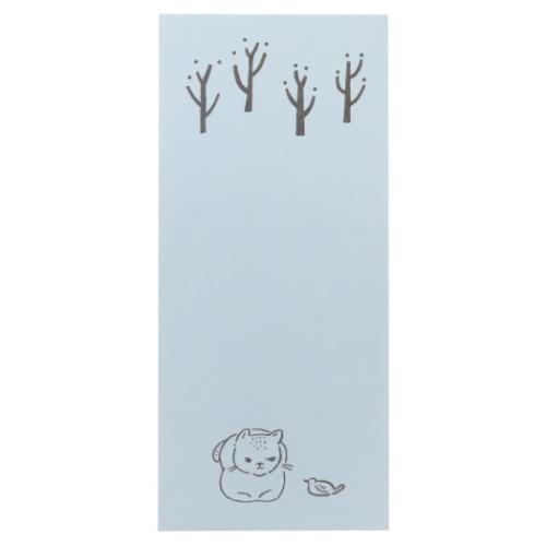 便箋 ネコの推し仕草一筆箋 香箱座りするしぐさ かわいい グッズ メール便可