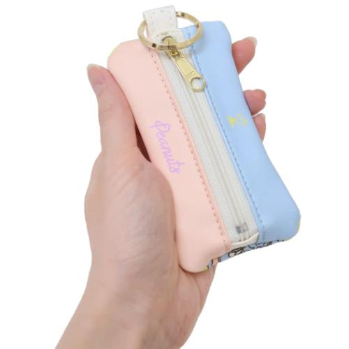 スヌーピー キーポーチ キーケース コミック柄 ピーナッツ キャラクター グッズ メール便可