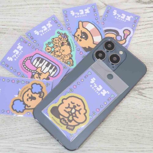 ラッコズ ビニールシール ダイカットミニステッカー ファイチョ！ キャラクター グッズ メール便可