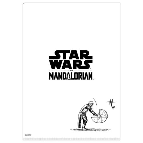 スターウォーズ マンダロリアン クリアフォルダー A4シングルクリアファイル2枚セット STAR WARS キャラクター グッズ メール便可