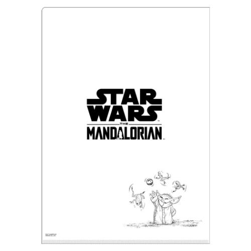 スターウォーズ マンダロリアン クリアフォルダー A4シングルクリアファイル2枚セット STAR WARS キャラクター グッズ メール便可