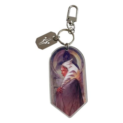 スターウォーズ アソーカ キーリング ミラーアクリルキーホルダー STAR WARS キャラクター グッズ メール便可