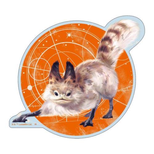 スターウォーズ アソーカ ビッグシール ダイカットステッカー STAR WARS キャラクター グッズ メール便可