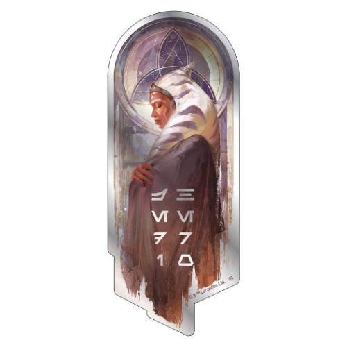 スターウォーズ アソーカ ビッグシール メタリックステッカー STAR WARS キャラクター グッズ メール便可