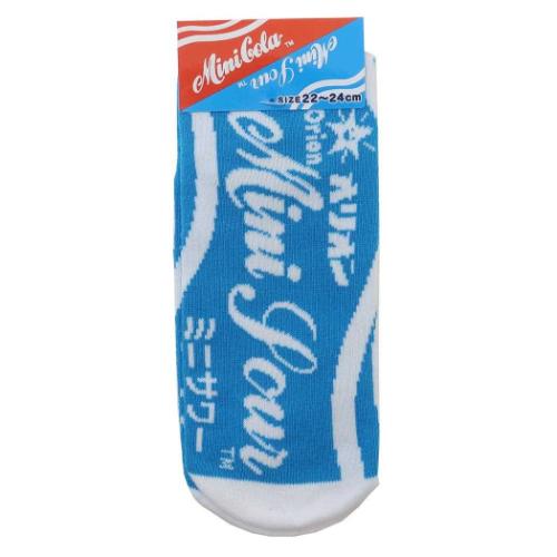 ミニサワー 女性用靴下 ソックス レディース お菓子パッケージ キャラクター グッズ メール便可