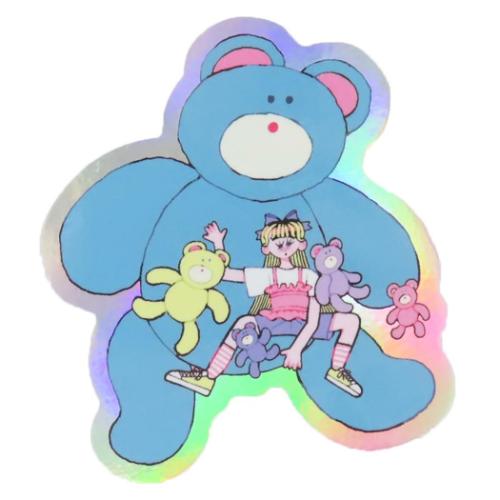 あきらんど ステッカー CREATORS CIRCUS クリエイターズサーカス クマさんいっぱい デコシール スマホステッカー グッズ メール便可
