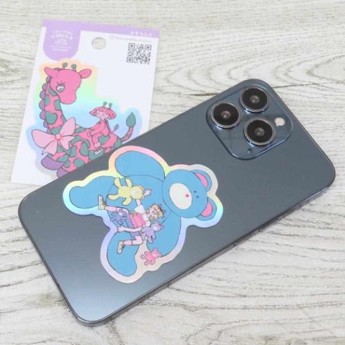あきらんど ステッカー CREATORS CIRCUS クリエイターズサーカス クマさんいっぱい デコシール スマホステッカー グッズ メール便可