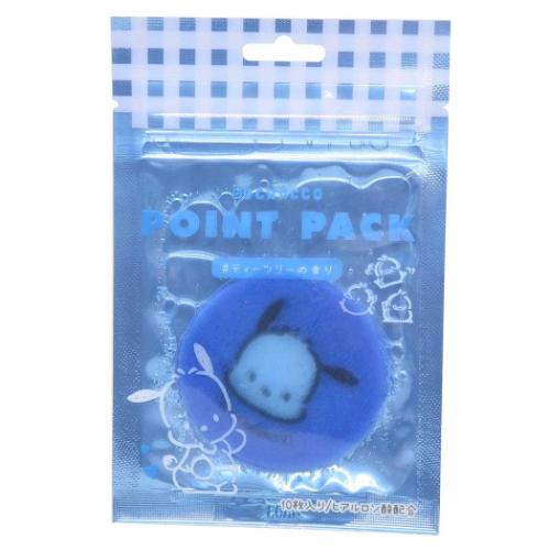 ポチャッコ フェイスパック シート状ポイントパック 10枚入 ティーツリーのかおり サンリオ キャラクター グッズ メール便可