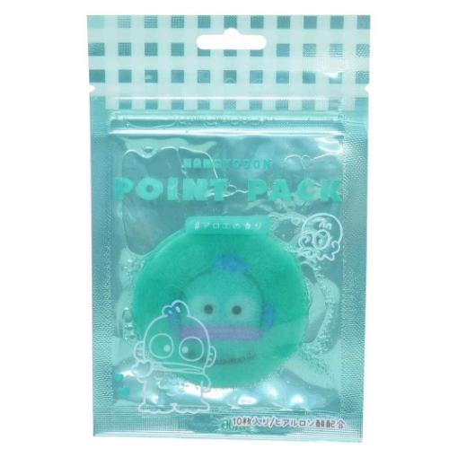 ハンギョドン フェイスパック シート状ポイントパック 10枚入 アロエのかおり サンリオ キャラクター グッズ メール便可