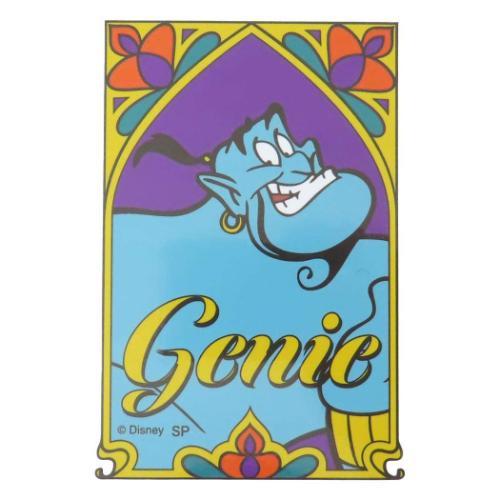 アラジン シール アウトドアステッカー ジーニー スマイル ディズニー キャラクター グッズ メール便可