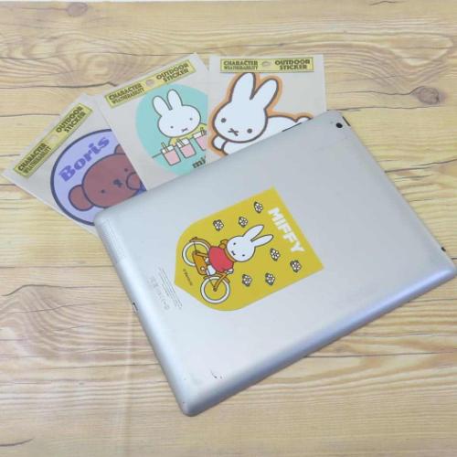 ミッフィー シール アウトドアステッカー おやつ ディックブルーナ 絵本キャラクター グッズ メール便可