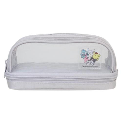 サンリオキャラクターズ ペンポーチ 底ポケメッシュペンケース サンリオ キャラクター グッズ