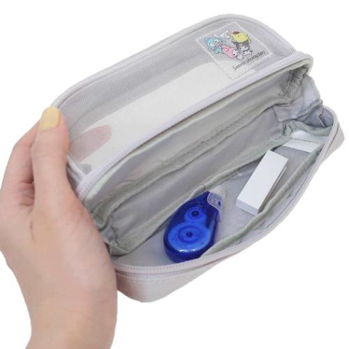 サンリオキャラクターズ ペンポーチ 底ポケメッシュペンケース サンリオ キャラクター グッズ