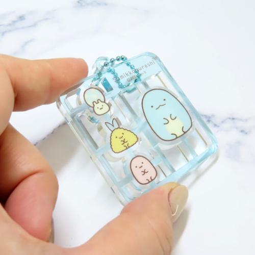 すみっコぐらし キーチェーン プラスチックモデル風キーホルダー とかげ サンエックス キャラクター グッズ メール便可