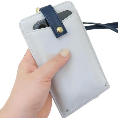 スヌーピー スマホポーチ 3連ショルダーポーチ NV ピーナッツ キャラクター グッズ