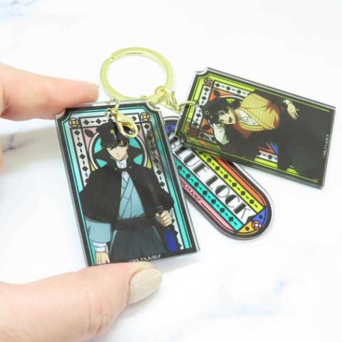 ブルーロック キーリング 3チャームキーホルダー 糸師凛＆蜂楽廻 少年マガジン アニメキャラクター グッズ メール便可