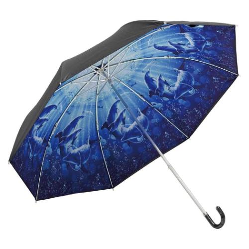 クリスチャン リース ラッセン 折り畳み傘 折りたたみ傘 ドルフィン シンフォニー 晴雨兼用 グッズ 取寄品