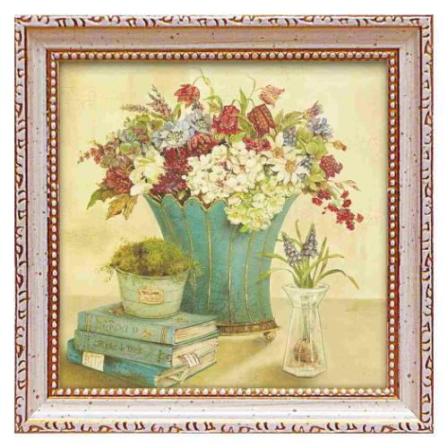 キャサリン ホワイト 静物画 ミニゲル アートフレーム ハイドレインジャー ブロッソム ギフト インテリア 取寄品