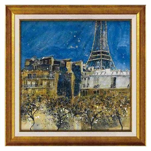 スーザン ブラウン 風景画 額付きポスター セッティエム アロンディスモン パリ ギフト インテリア 取寄品