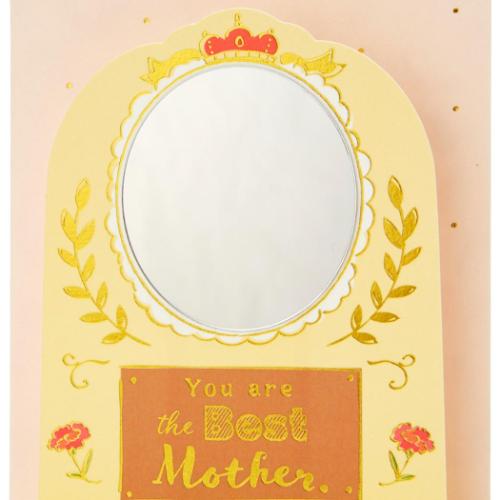 グリーティングカード ハハノヒ JMD 1-4 二つ折りポップアップカード 立体 母の日 お母さんの顔たくさん メール便可