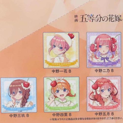 五等分の花嫁 コップ敷き トレーディングアクリルコースター クリームソーダver 全10種 アニメキャラクター グッズ メール便可