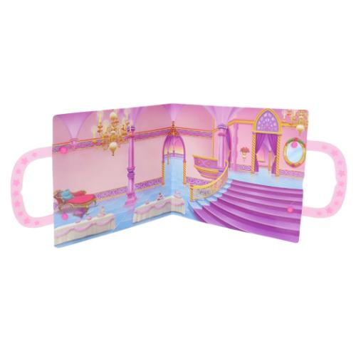 ディズニープリンセス ジオラマステッカー おでかけHELLOシール パープル ディズニー キャラクター グッズ メール便可