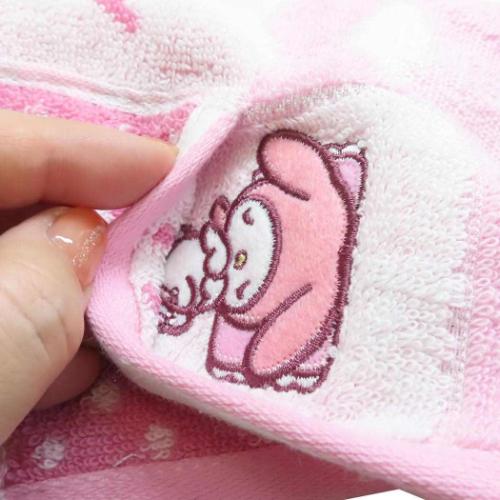 マイメロディ ミニタオル ジャガードハンカチタオル おふとんマイメロ サンリオ キャラクター グッズ メール便可