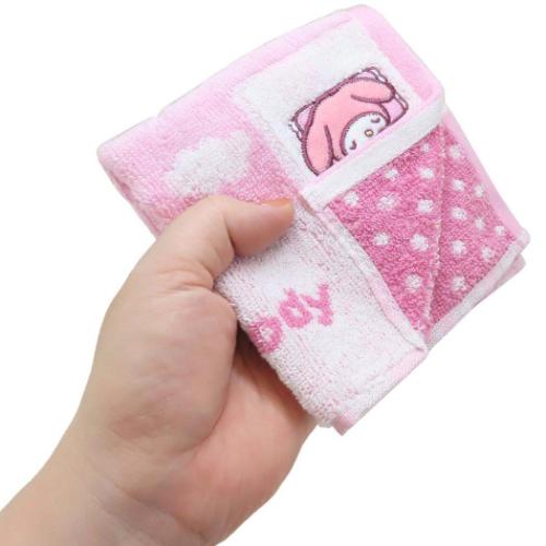 マイメロディ ミニタオル ジャガードハンカチタオル おふとんマイメロ サンリオ キャラクター グッズ メール便可