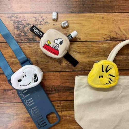 スヌーピー ミニポーチ ベルトポーチ ピーナッツ キャラクター グッズ