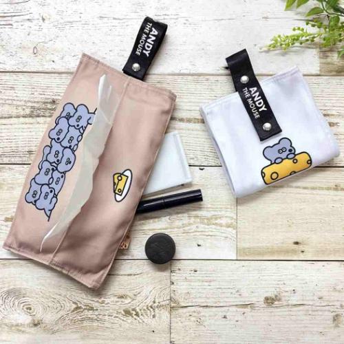 ねずみのANDY ティッシュカバー MARUPOCHI アンディ キャラクター グッズ メール便可