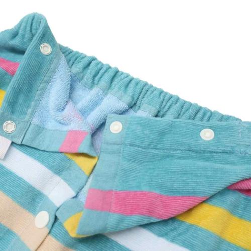 ムーミン ラップタオル 80丈マキタオル 80cm丈巻き巻きタオル みんなでならんで 北欧 キャラクター グッズ