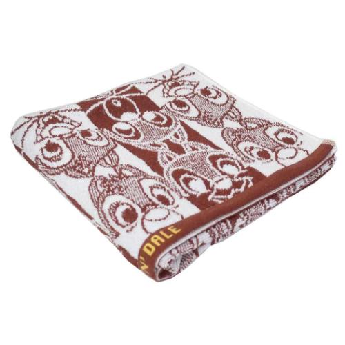 チップ&デール バスタオル ジャガード ビッグタオル チップ&デールフェイス ディズニー キャラクター グッズ