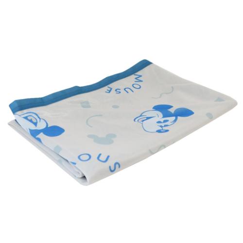 ミッキーマウス 冷感ケット ひんやりハーフブランケット ラウンドロゴ ディズニー キャラクター グッズ