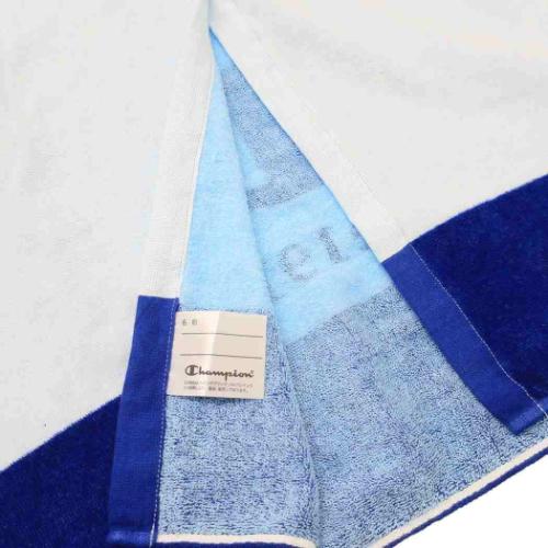 チャンピオン ラップタオル 100丈マキタオル 100cm丈巻き巻きタオル ネオンパープル スポーツブランド キッズ 大人 グッズ