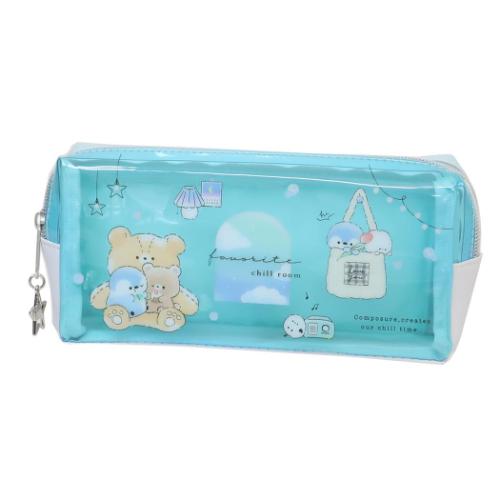 ペンケース 2ポケットBOXペンポーチ フェイバリットチルルーム 筆箱 グッズ