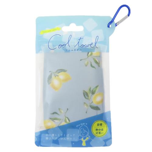 夏用ひんやりロングタオル クールタオル リモーネガーデン ミント 熱中症対策 アウトドア用品 グッズ メール便可