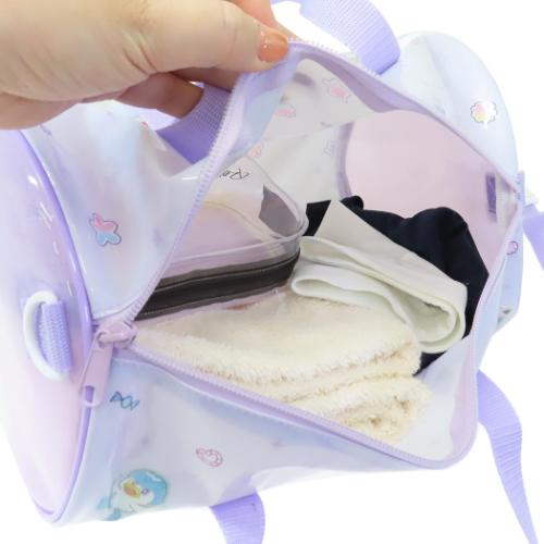 ポケットモンスター プールバッグ ロールボストン パープル ポケモン キャラクター グッズ