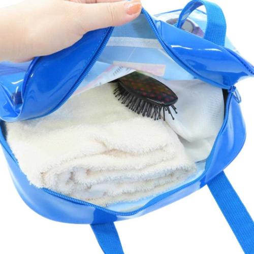 プラレール プールバッグ ボストンバッグ ブルー 鉄道 キャラクター グッズ