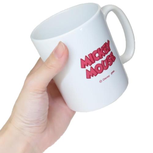 ミッキーマウス マグカップ 磁器製マグ ブラシアート ディズニー キャラクター グッズ