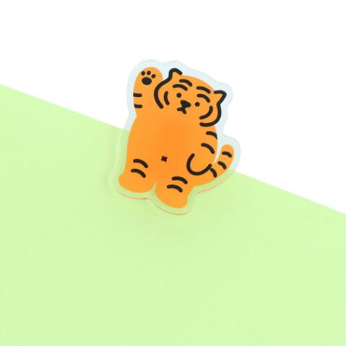 MUZIK TIGER ムジークタイガー クリップ アクリルクリップ A キャラクター グッズ メール便可