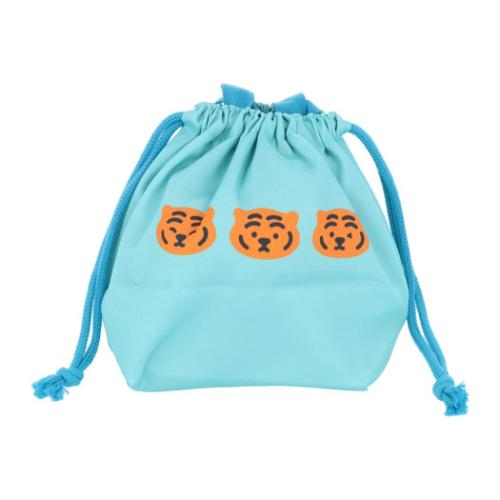 MUZIK TIGER ムジークタイガー お弁当巾着ポーチ ランチ巾着 B キャラクター グッズ メール便可