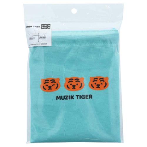 MUZIK TIGER ムジークタイガー お弁当巾着ポーチ ランチ巾着 B キャラクター グッズ メール便可