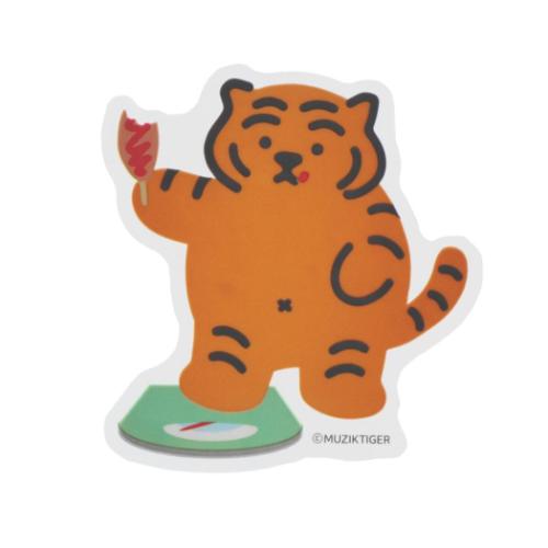 MUZIK TIGER ムジークタイガー ダイカットシール 貼ってはがせるステッカー B キャラクター グッズ メール便可