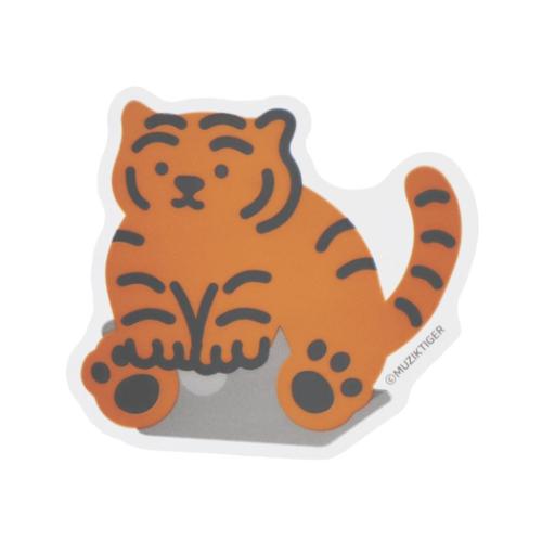 MUZIK TIGER ムジークタイガー ダイカットシール 貼ってはがせるステッカー G キャラクター グッズ メール便可