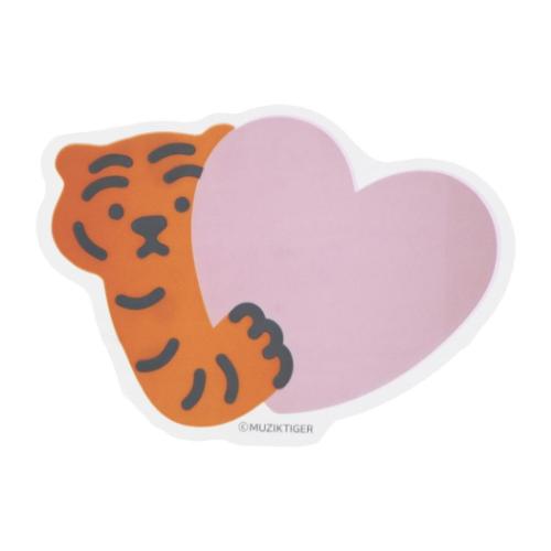 MUZIK TIGER ムジークタイガー ダイカットシール 貼ってはがせるステッカー H キャラクター グッズ メール便可