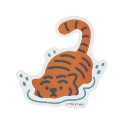MUZIK TIGER ムジークタイガー ダイカットシール 貼ってはがせるステッカー K キャラクター グッズ メール便可