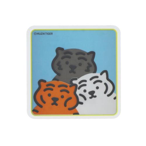MUZIK TIGER ムジークタイガー ダイカットシール 貼ってはがせるステッカー L キャラクター グッズ メール便可