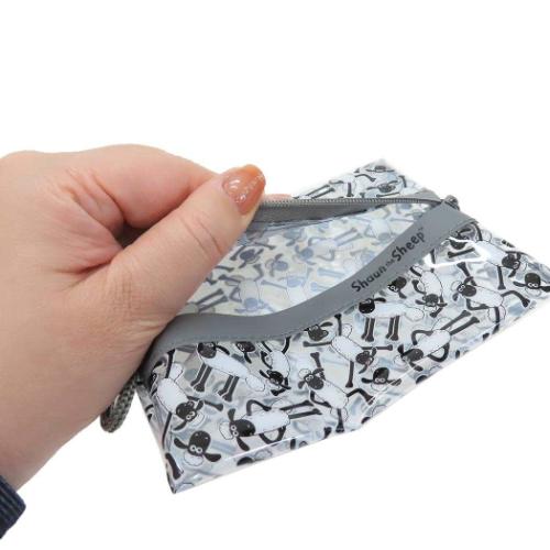 ひつじのショーン ミニポーチ クリアミニティッシュポーチ ショーンだらけ キャラクター グッズ メール便可