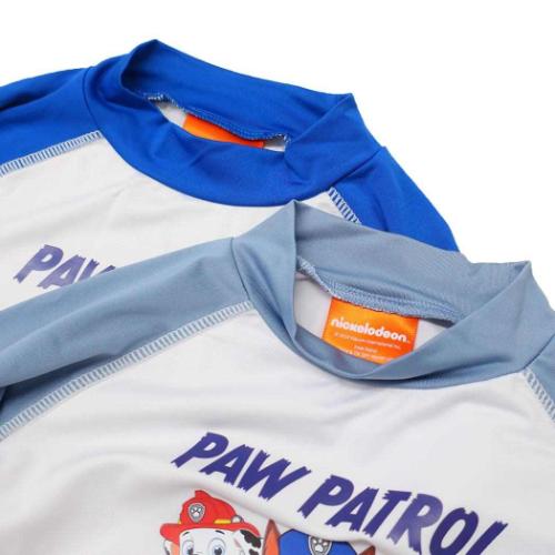 パウパトロール 水着 ラッシュガード 長袖Tシャツ ブルー アニメキャラクター グッズ メール便可
