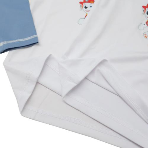 パウパトロール 水着 ラッシュガード 長袖Tシャツ ブルー アニメキャラクター グッズ メール便可